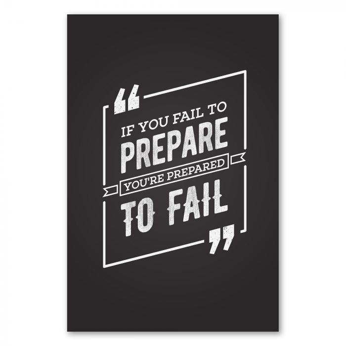 "If you fail to prepare, you're prepared to fail." - Die Bedeutung von guter Vorbereitung für den Erfolg.