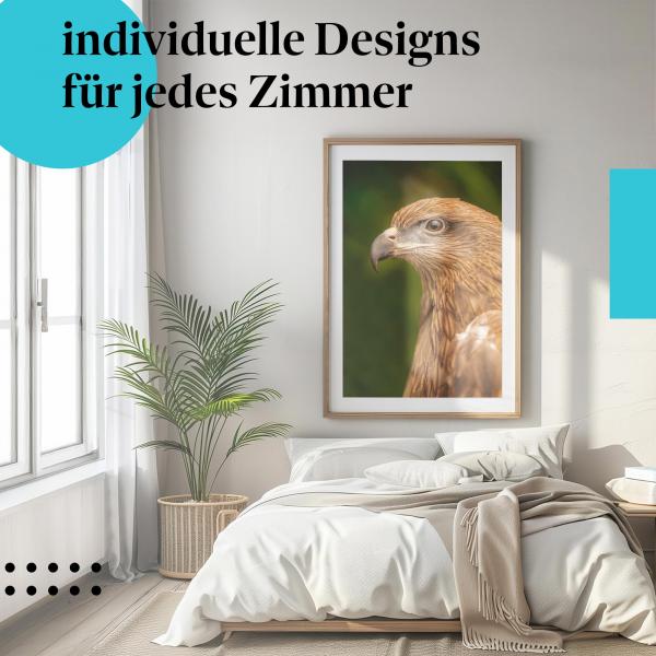 Schlafzimmer Deko: "Adler" Poster: Ein kraftvolles Motiv - perfekt für Ihre Wand.