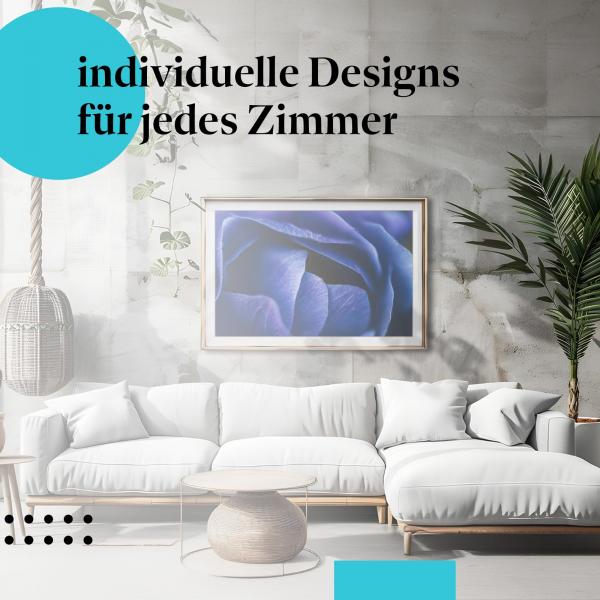 Schlafzimmer Deko: "Blume" Poster: Zarte Schönheit - perfekt fürs Schlafzimmer.