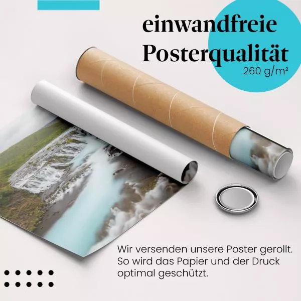 Blauer Fluss | Postereck 3480