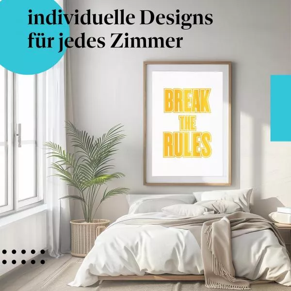 Break the Rules | Postereck 1565 Break the Rules | Postereck 1565