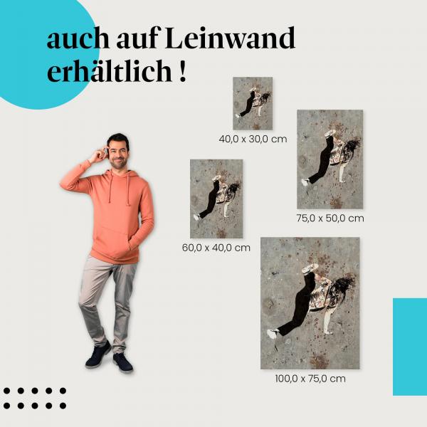 Leinwandbild "Breakdance Powermove": Tanz & Streetart