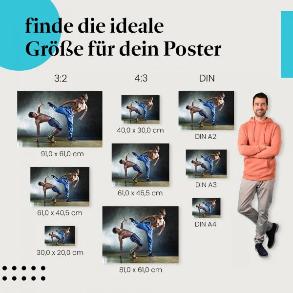 Breakdancer Poster: Coole Wanddeko - jetzt bestellen!