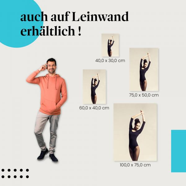 Leinwandbild "Eleganz in Schwarz": Tanz & Eleganz