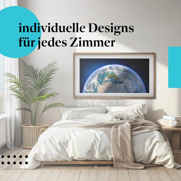 Schlafzimmer Deko: "Erde" Poster: Unser Planet - ein einzigartiges Motiv.