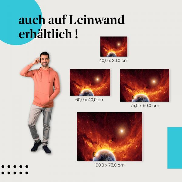 Leinwandbild "Kosmische Explosion": Faszination & Abenteuer im Kosmos