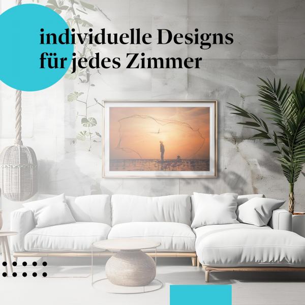 Schlafzimmer Deko: "Fischer" Poster: Ruhe und Gelassenheit für Ihr Schlafzimmer.