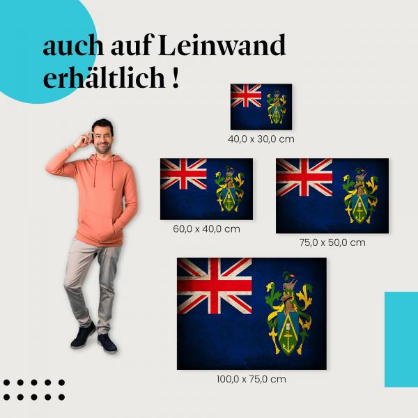 "Britische Jungferninseln Flagge" Leinwand. Ideale Größe, setze Akzente in deinem Zuhause!