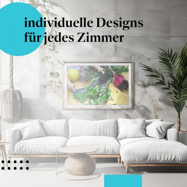 "Kulinarische Inspiration": Kunstdruck - für Kochfans & Genießer.