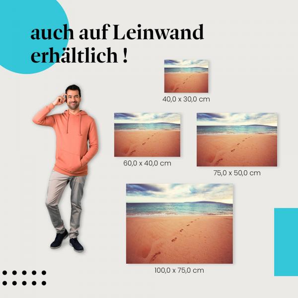 Leinwandbild "Entspannung pur": Urlaub & Ruhe am Meer