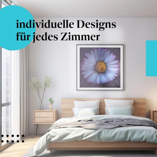 Schlafzimmer Deko: "Gänseblümchen" Poster: Frische & Unschuld - ein fröhliches Motiv.