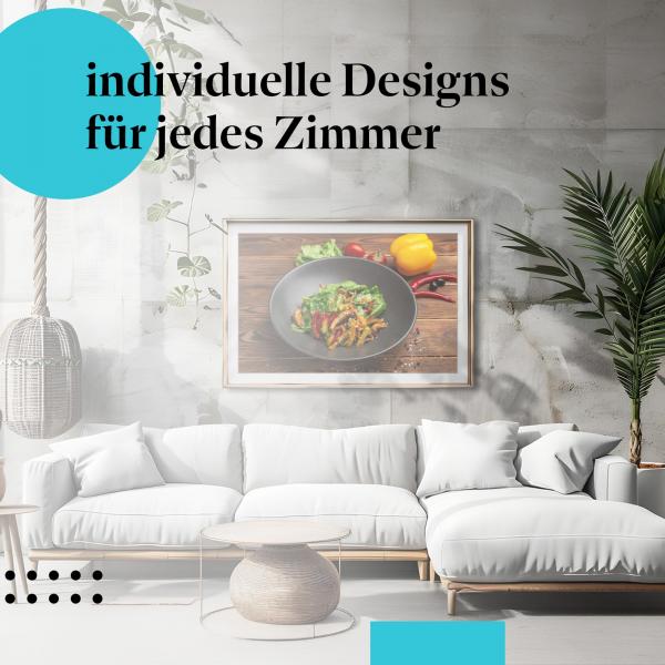 Schlafzimmer Deko: "Gesunde Ernährung" Poster: Inspiration für leckere & gesunde Gerichte.