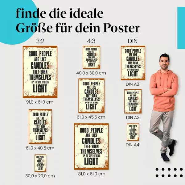 Inspirierender Spruch: "Good…" | Postereck 1137 Inspirierender Spruch: "Good…" | Postereck 1137