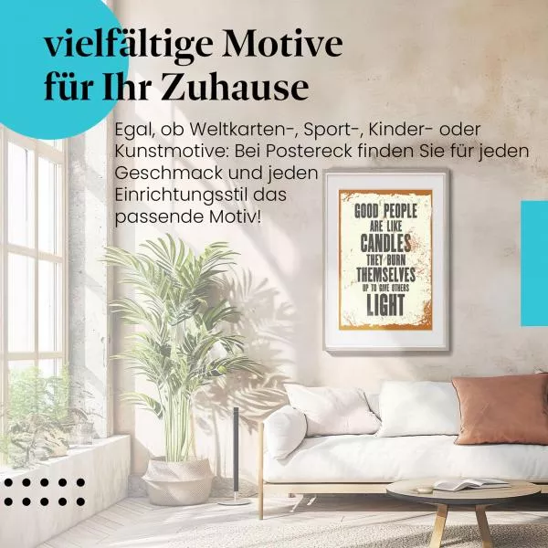 Inspirierender Spruch: "Good…" | Postereck 1137 Inspirierender Spruch: "Good…" | Postereck 1137