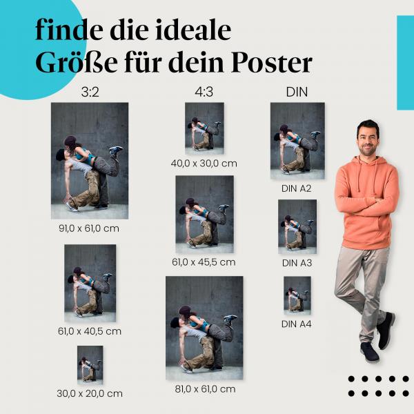 Hip-Hop Tanz Poster: Coole Moves für deine Wand!