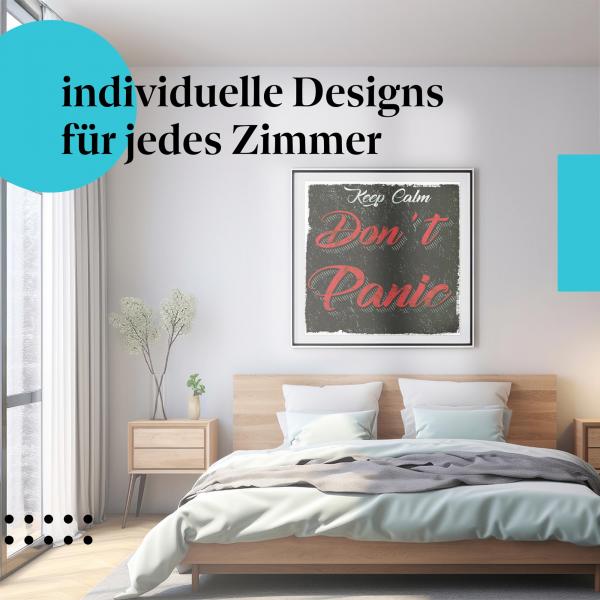 Schlafzimmer Deko: "Keep Calm" Poster: Für mehr Ruhe & Gelassenheit im Alltag.