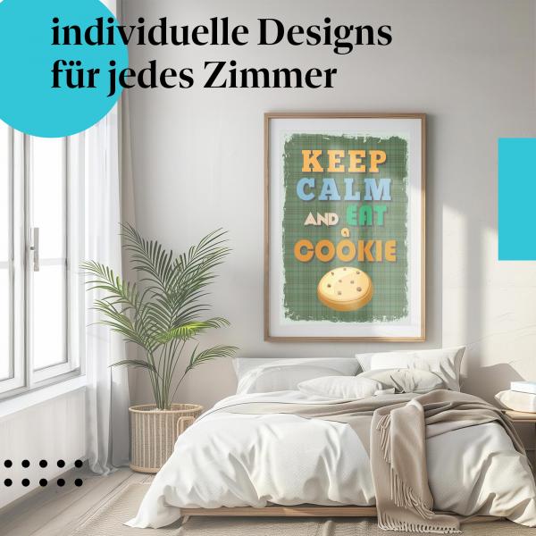 Schlafzimmer Deko: Keks-Genuss mit "Vintage Poster"