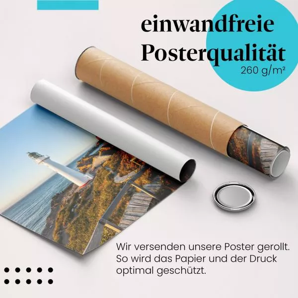 Leuchtturm am Meer | Postereck 3146