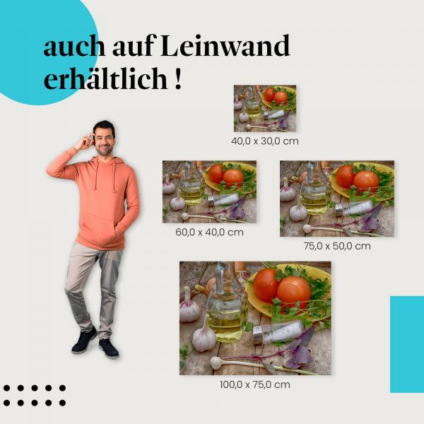 Leinwandbild "Frische Zutaten": Gesund & lecker