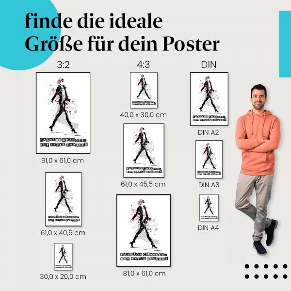 "Mode-Stil" Poster: Zeitlos & elegant - jetzt bestellen!