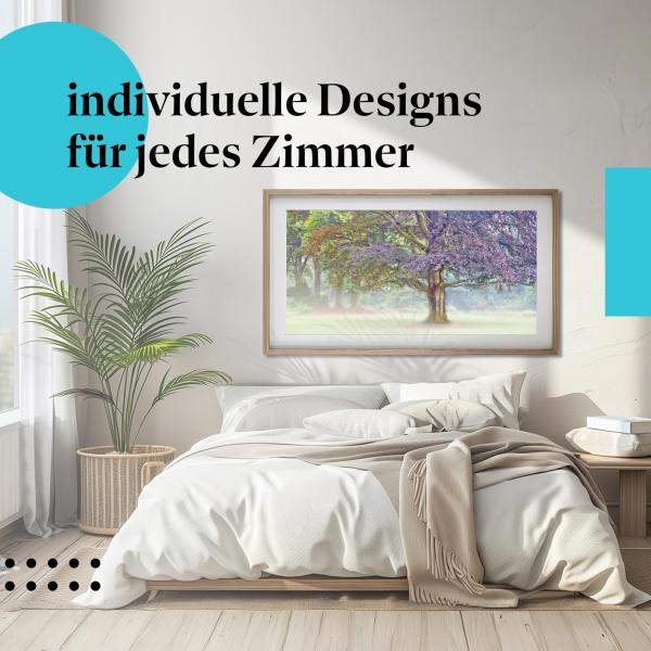 Schlafzimmer Deko: Mystik mit "Baum im Nebel" Poster