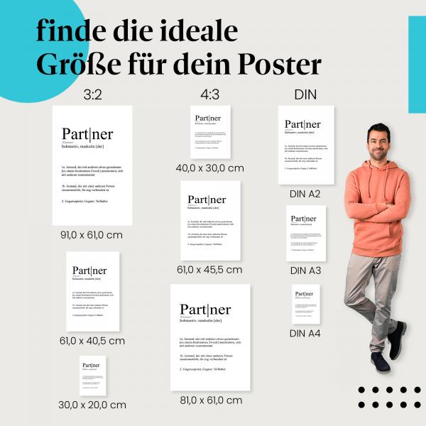 Partner, Poster: Definition, Unternehmungen, Beziehungen.