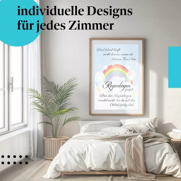 Regenbogen & Kind | Postereck 3690