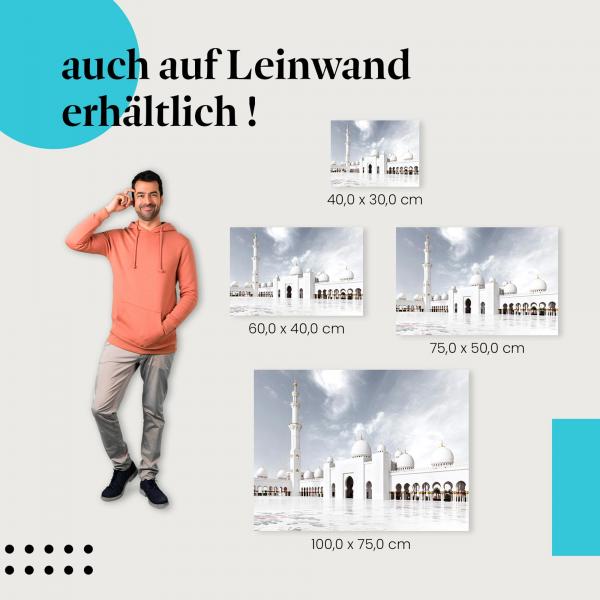 Leinwandbild "Scheich-Zayid-Moschee": Schönheit & Kultur der VAE