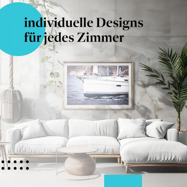 Schlafzimmer Deko: Meeres-Feeling mit "Segelboot" Poster