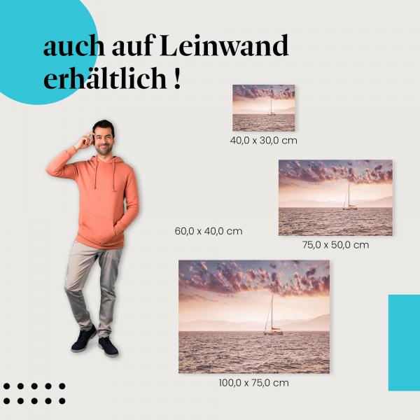 Leinwandbild "Freiheit auf See": Sehnsucht nach Meer & Freiheit