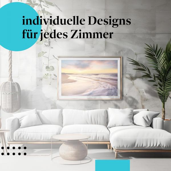 Schlafzimmer Deko: "Strand" Poster: Urlaubsfeeling - perfekt für Ihr Schlafzimmer.