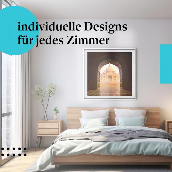 "Magisches Indien": Kunstdruck - Deko für Weltenbummler.