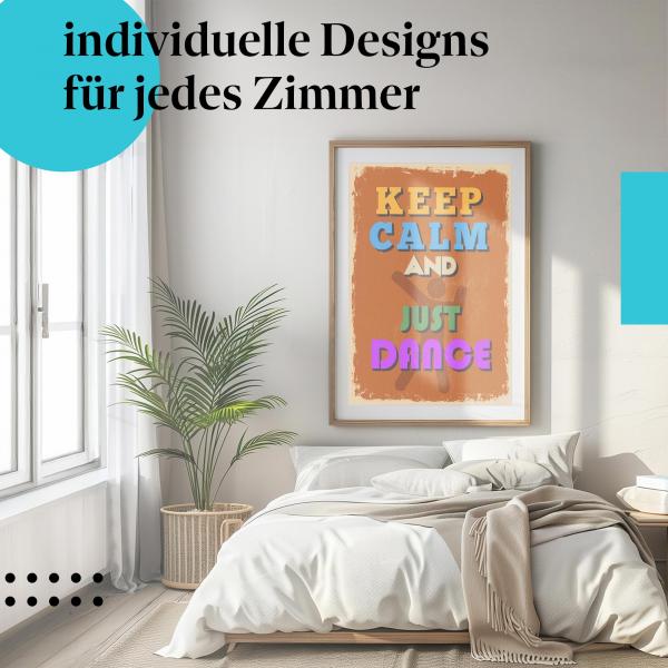 Schlafzimmer Deko: Tanzfieber mit "Vintage Poster"