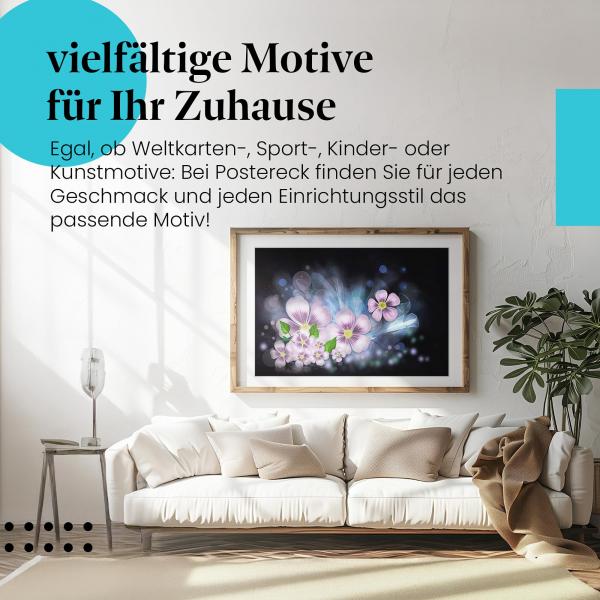 Dieses Leinwandbild ist ein Hingucker und bringt die Schönheit der Natur in Ihr Zuhause.