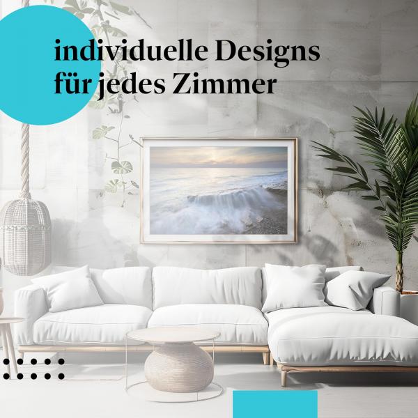 Schlafzimmer Deko: "Totes Meer" Poster: Die einzigartige Landschaft - perfekt für Reisefans.