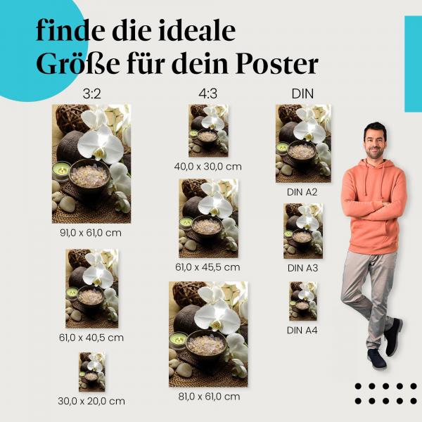 Wellness Poster: Finde die ideale Größe für dein Zuhause!