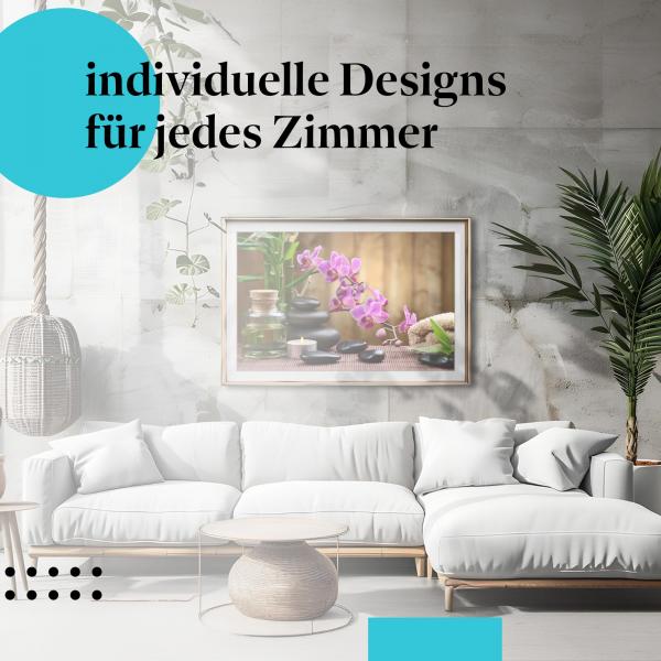 Schlafzimmer Deko: "Wellness" Poster: Für eine Wohlfühloase in Ihrem Zuhause.