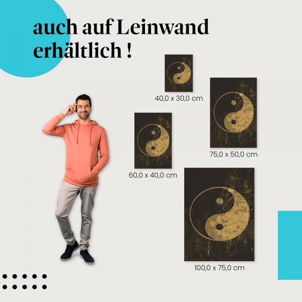 Leinwandbild "Yin und Yang": Zeitloses Symbol & Philosophie